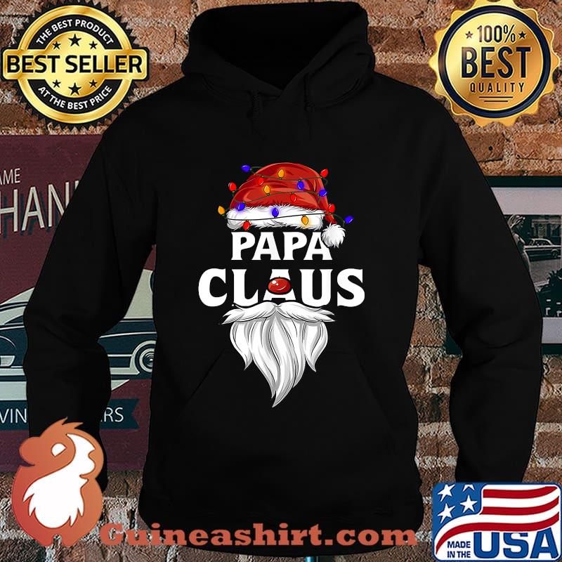 Papa Claus Pun Joke Santa Daddy Christmas Lights Shirt Hoodie