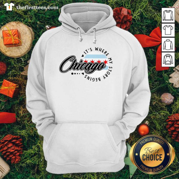 Premium Chicago Its Where My Story Begins Shirt - Image 5