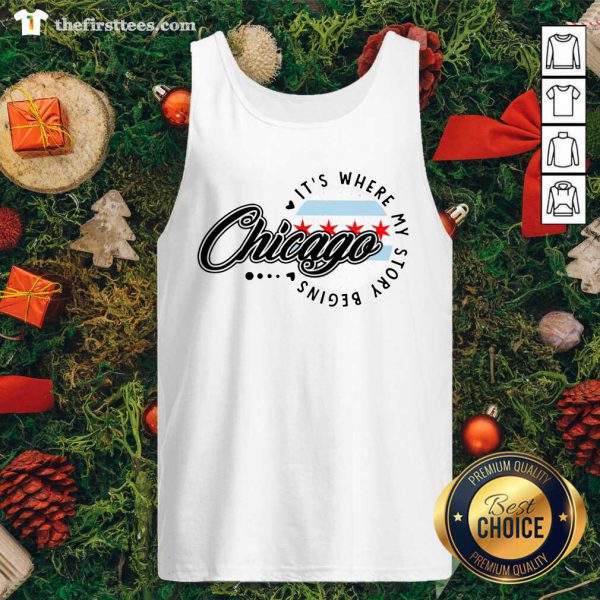 Premium Chicago Its Where My Story Begins Shirt - Image 4