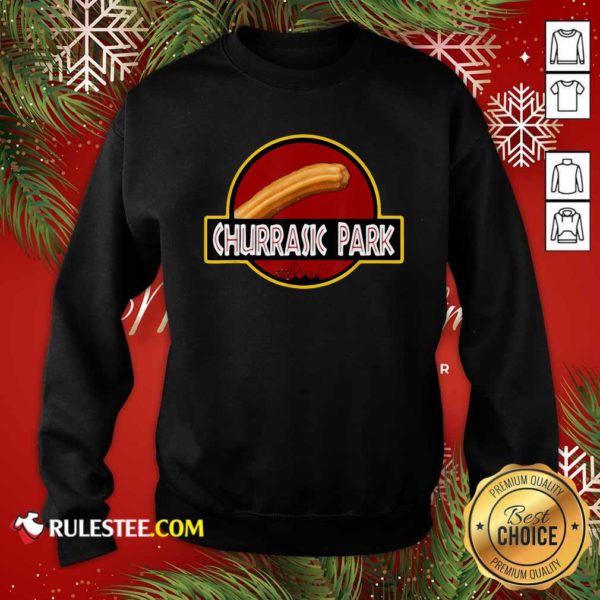 Premium Churrasic Park Monster Churro Funny Mexican Shirt - Image 5