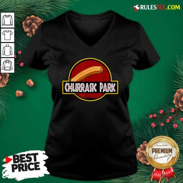 Premium Churrasic Park Monster Churro Funny Mexican Shirt - Image 3