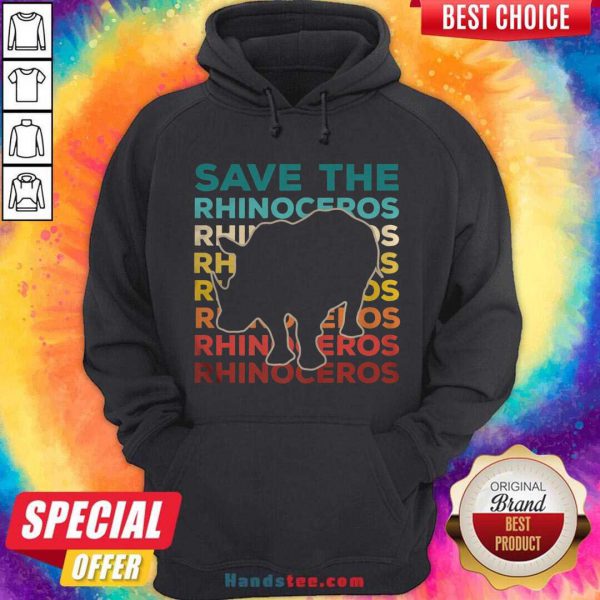 Premium Save The Rhinoceros Environmentalist Shirt - Image 5