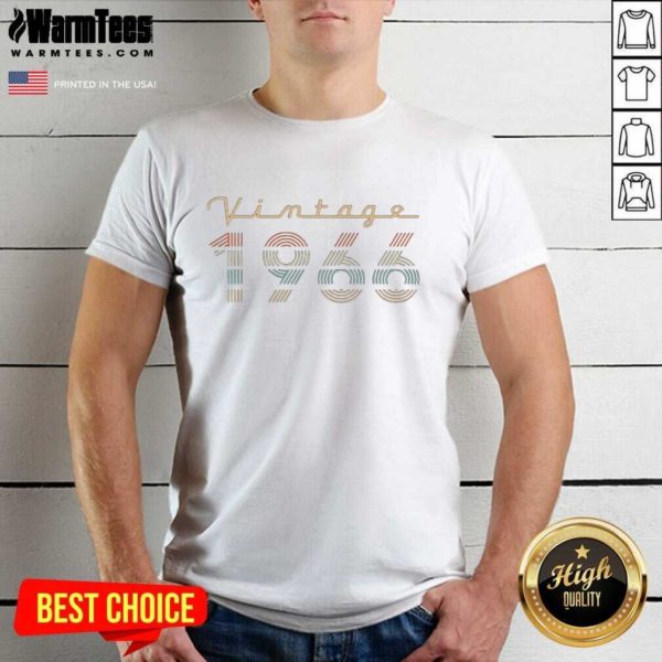 Pretty Vintage 1966 53rd Birthday Shirt