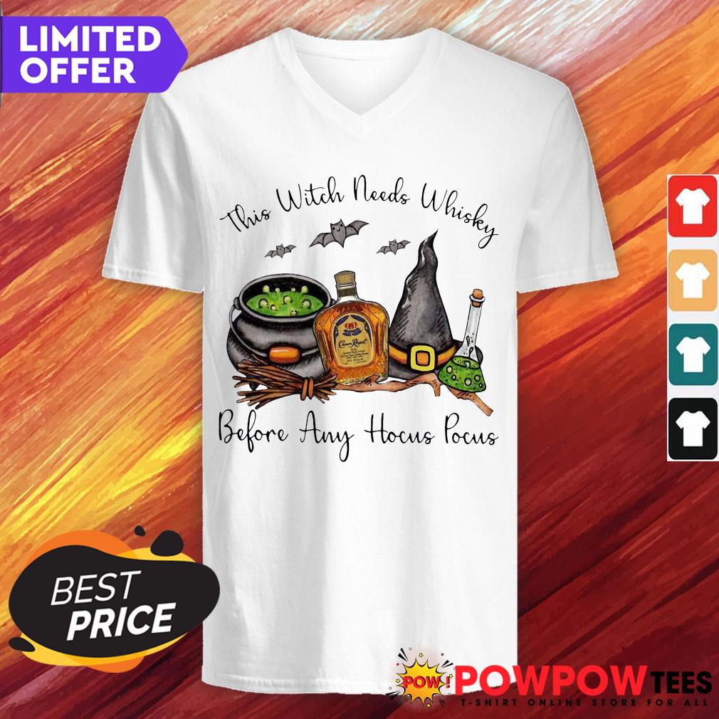 Prize Crown Royal This Witch Needs Whiskey Before Any Hocus Pocus Shirt - Image 4