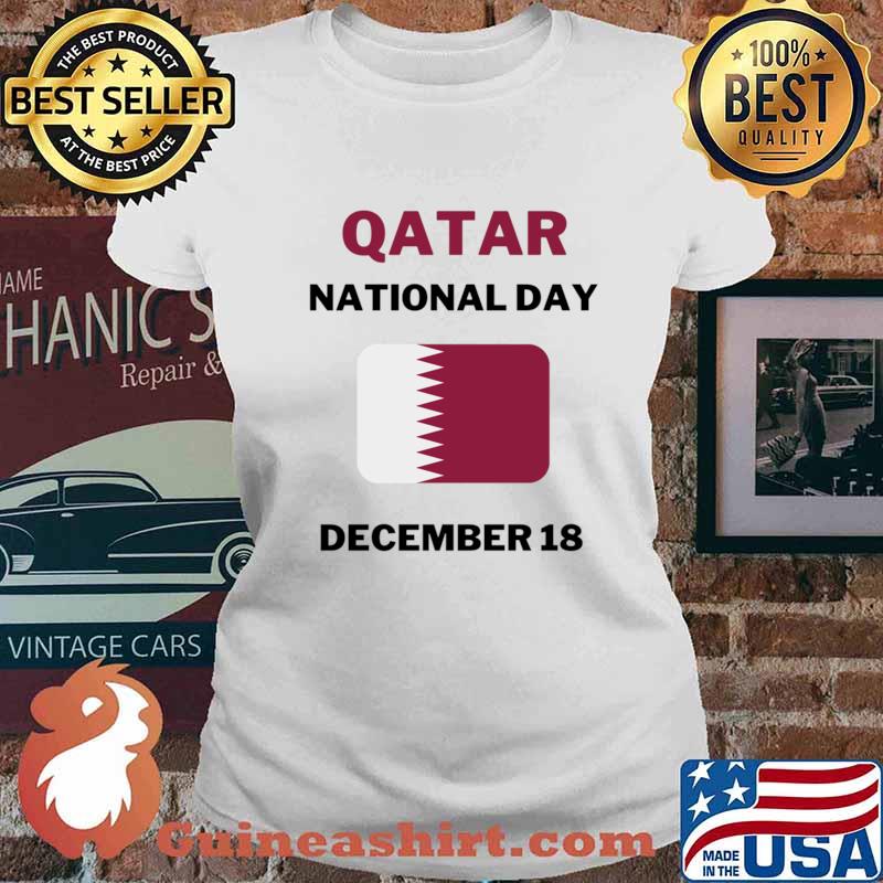 Qatar National Day 2020 December 18 Qatar Flag Shirt Ladies tee