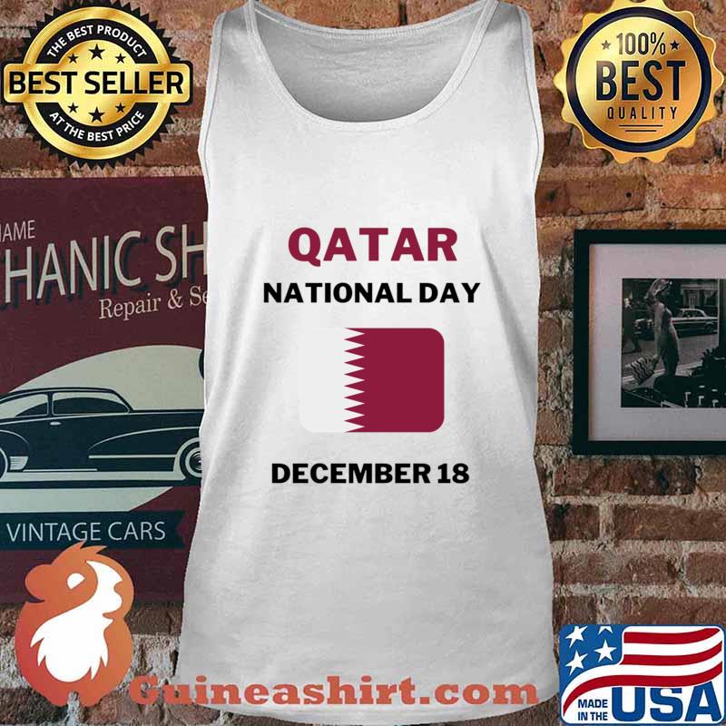 Qatar National Day 2020 December 18 Qatar Flag Shirt Tank top