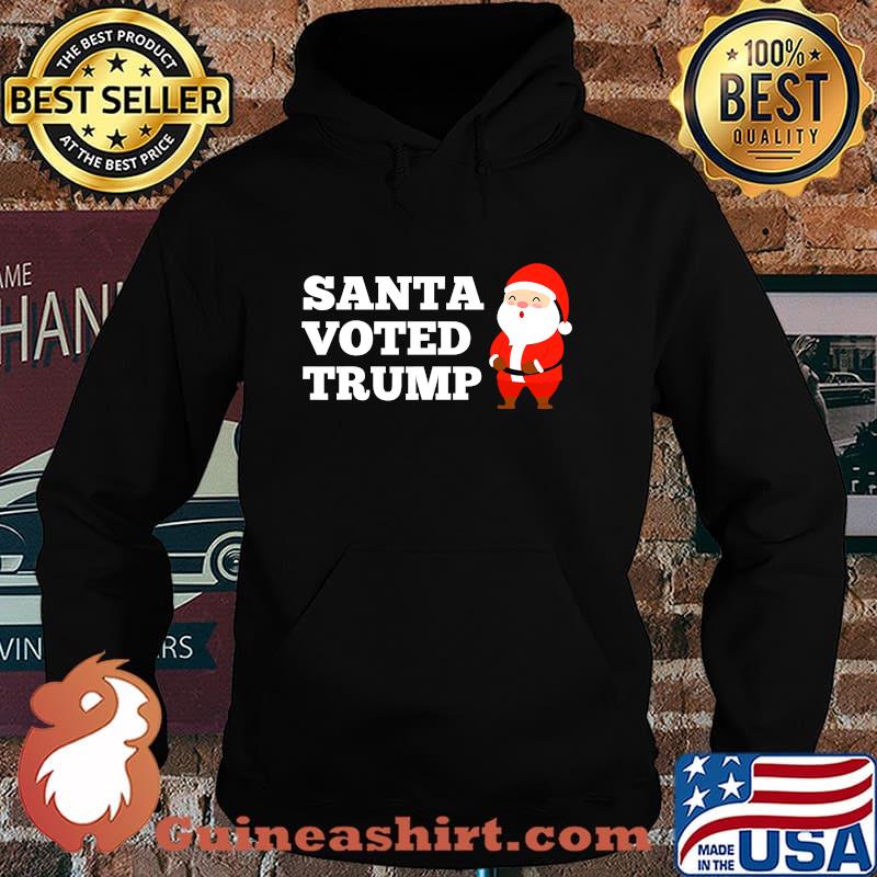 Santa Voted Trump Republican Christmas Shirt Hoodie