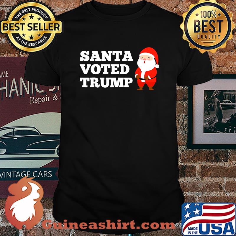 Santa Voted Trump Republican Christmas Shirt