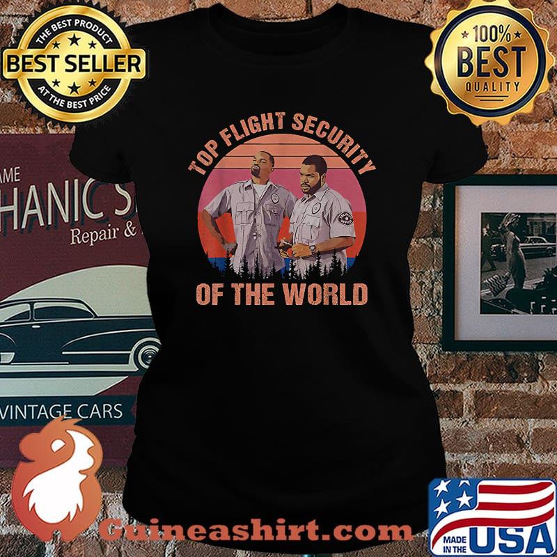 Top Flight Security Of The World Vintage Sunset Shirt Laides tee
