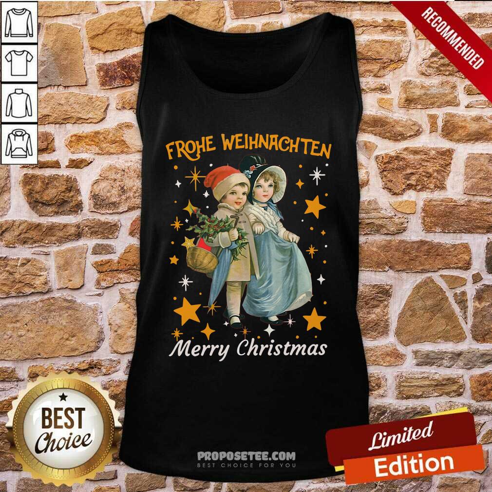 Top Frohe Weihnachten Merry Christmas Shirt - Image 4