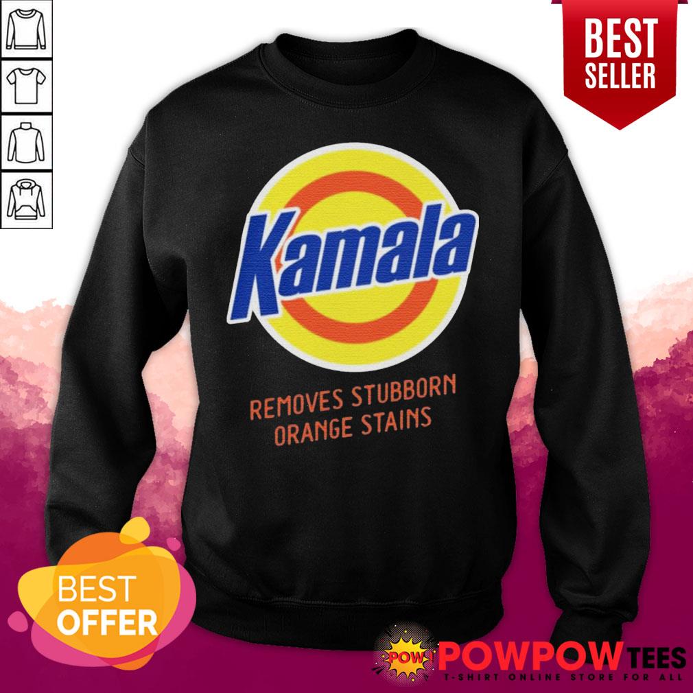 Top Kamala Harris 2020 Removes Stubborn Orange Stains First Female Vice President Shirt - Image 3