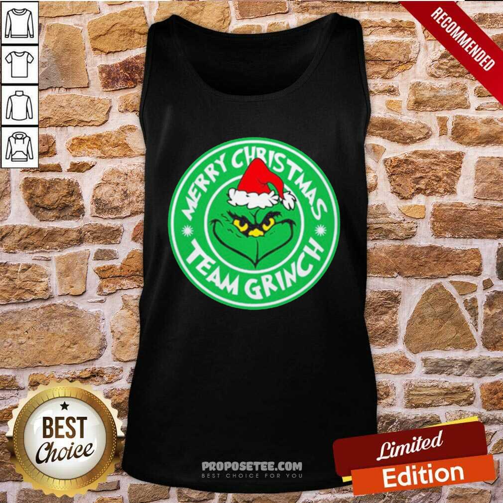 Top Merry Christmas Team Grinch Shirt - Image 4