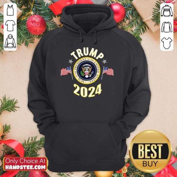 Top Trump 2024 Presidential Seal Flag Shirt - Image 5