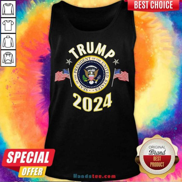 Top Trump 2024 Presidential Seal Flag Shirt - Image 3
