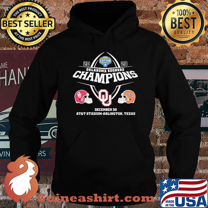 2020 Oklahoma Sooners Champions Stadium Arlington Texas Football Shirt Hoodie