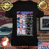 61st Anniversary 1960 2021 Buffalo Bills Thank You For The Memories Signature Shirt