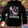 63 It's My Birthday 1958 63rd Birthday Shoes Diamond Queen Shirt Sweater