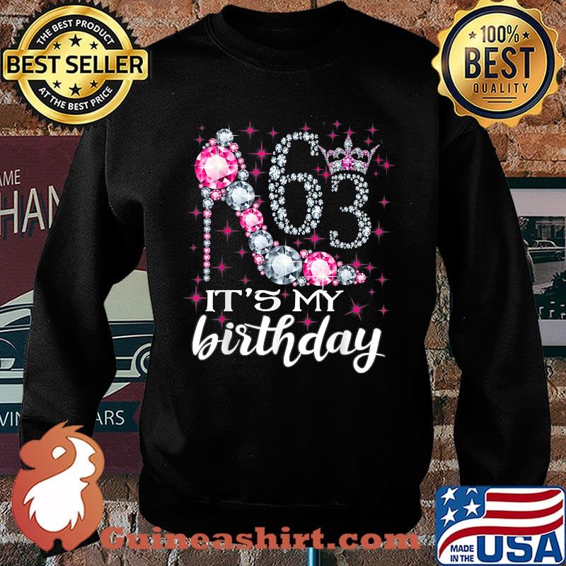 63 It's My Birthday 1958 63rd Birthday Shoes Diamond Queen Shirt Sweater