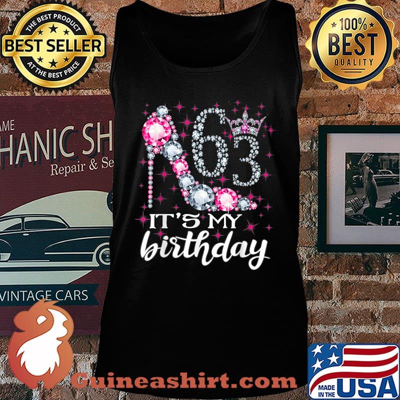 63 It's My Birthday 1958 63rd Birthday Shoes Diamond Queen Shirt Tank top