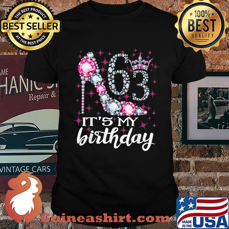 63 It's My Birthday 1958 63rd Birthday Shoes Diamond Queen Shirt