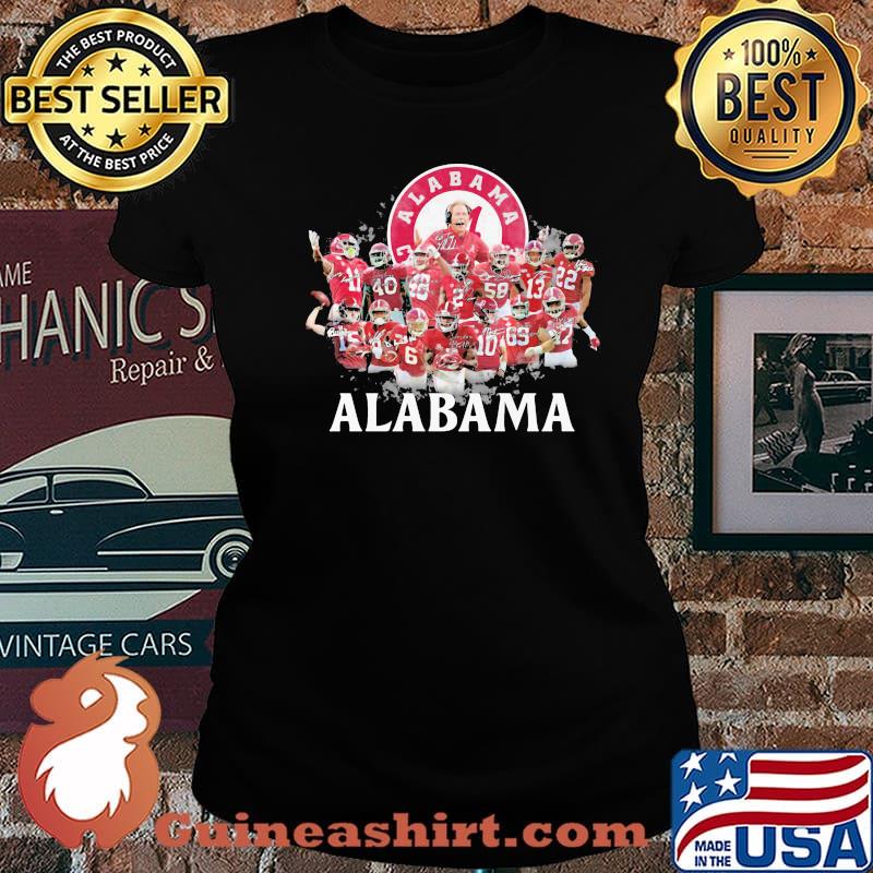 Alabama Crimson Tide Team Football Shirt Laides tee