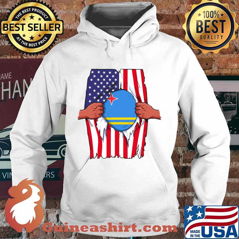 Aruba Flag Blood Inside Me Home Pride Aruban American Shirt Hoodie