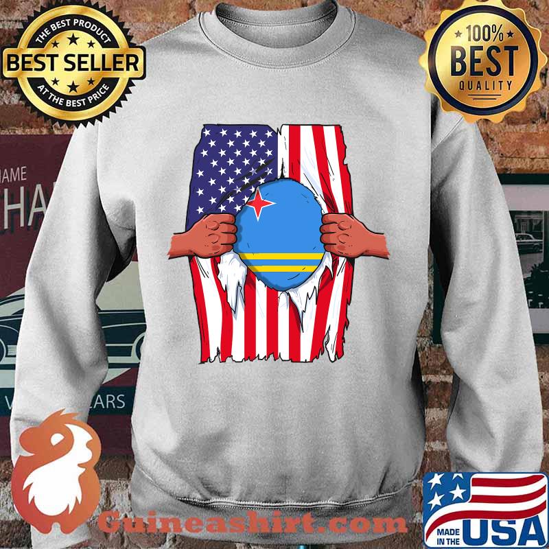 Aruba Flag Blood Inside Me Home Pride Aruban American Shirt Sweater