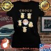 Baby Yoda Star Wars Grogy Hungry Happy Sleepy Grumpy Shirt Laides tee