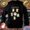 Baby Yoda Star Wars Grogy Hungry Happy Sleepy Grumpy Shirt Sweater