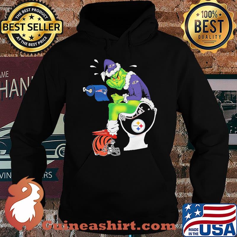 Baltimore Ravens Grinch Toilet Shirt Hoodie