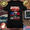 Baseball Dad The Only Thing I Swing Is My Wallet American Flag Shirt