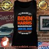 Biden Harris Jan 20 2021 Inauguration Election Shirt Tank top