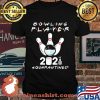 Bowling Player 2021 Wear Mask Covid 19 Shirt