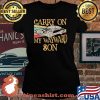 Carry On My Waywayrd Son Car Vintage Shirt Laides tee