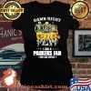 Damn Right I Am A Packers Fan Now And Forever Signature Stars Shirt Laides tee