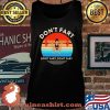 Don't Fart Do Excercies Vintage Shirt Tank top