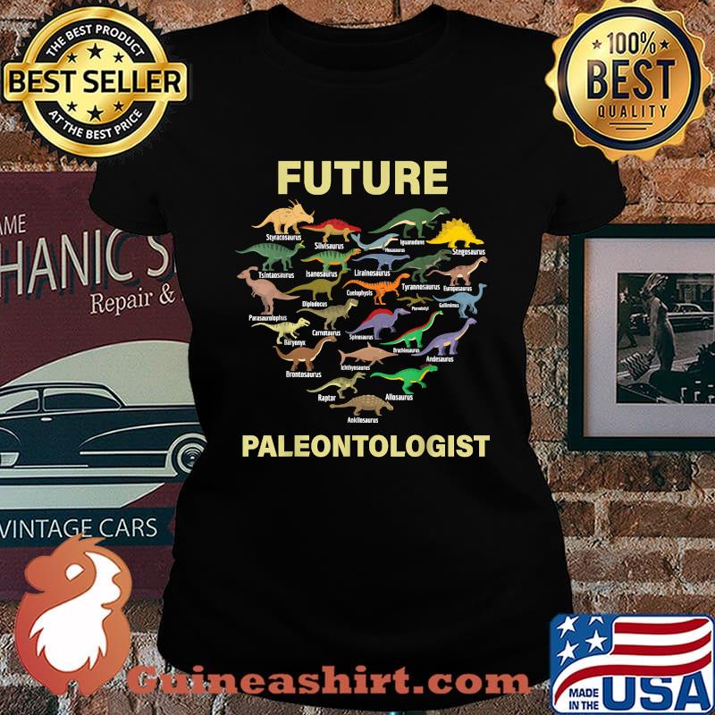 Future Paleontologist Dinosaurs Dino Heart Shirt Laides tee