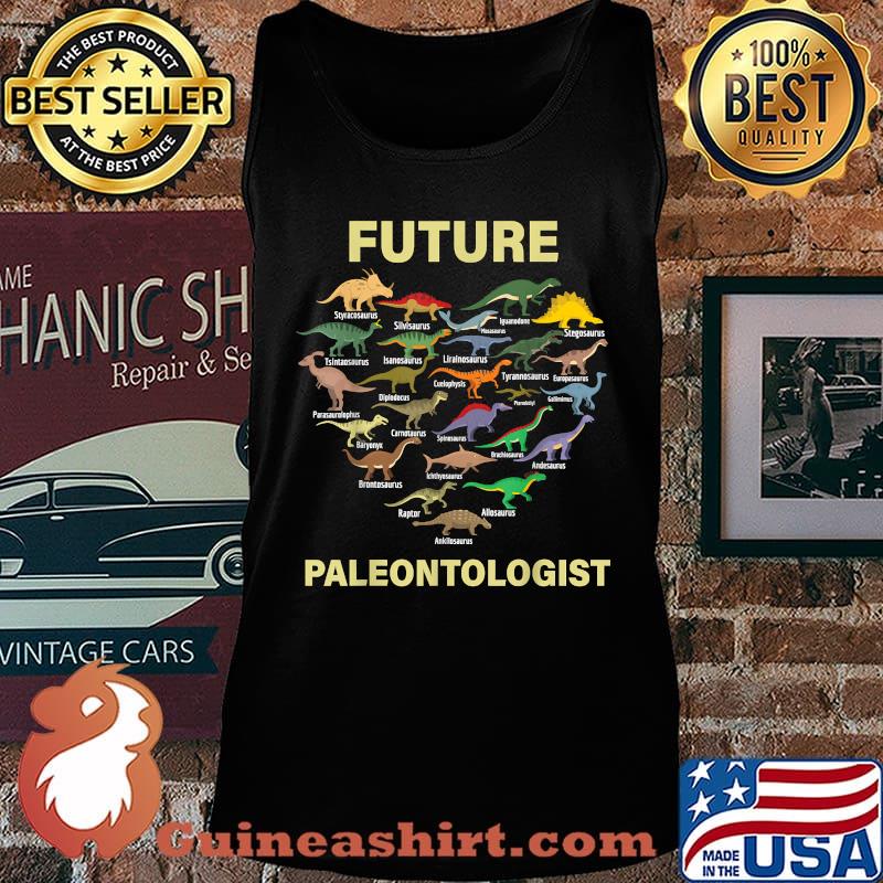 Future Paleontologist Dinosaurs Dino Heart Shirt Tank top