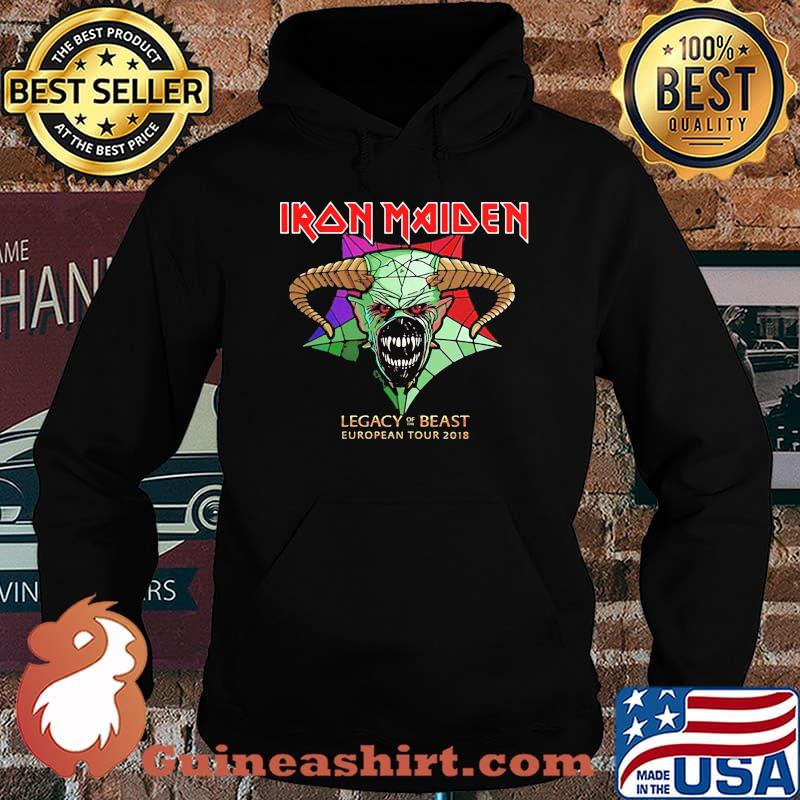 Iron Maiden 'Legacy Of The Beast Tour' Womens Fitted Shirt Hoodie