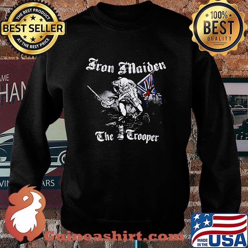 Iron Maiden 'Sketched Trooper' Flag Shirt Sweater