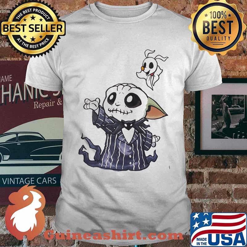 Jack Skellington Yoda Star Wars Merry Christmas Shirt