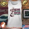 Jesus Is My Savior Guitar Is My Therapy Shirt Tank top