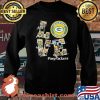 Love Green Bay Packers Signature Shirt Sweater