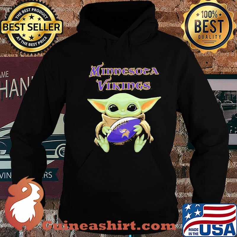 Minnesota Vikings Baby Yoda Football Shirt