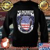 My Patriotic Heart Beats Red White And Blue American Flag Shirt Sweater