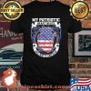 My Patriotic Heart Beats Red White And Blue American Flag Shirt