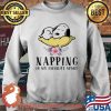 Napping Is My Favorite Sport Snoopy Sleep Flower Shirt Sweater