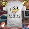 Napping Is My Favorite Sport Snoopy Sleep Flower Shirt