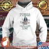 Never Underestimate A Woman Who Loves Sailing And Wine And Was Born In June Shirt Hoodie