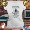 Never Underestimate A Woman Who Loves Sailing And Wine And Was Born In June Shirt Ladies tee